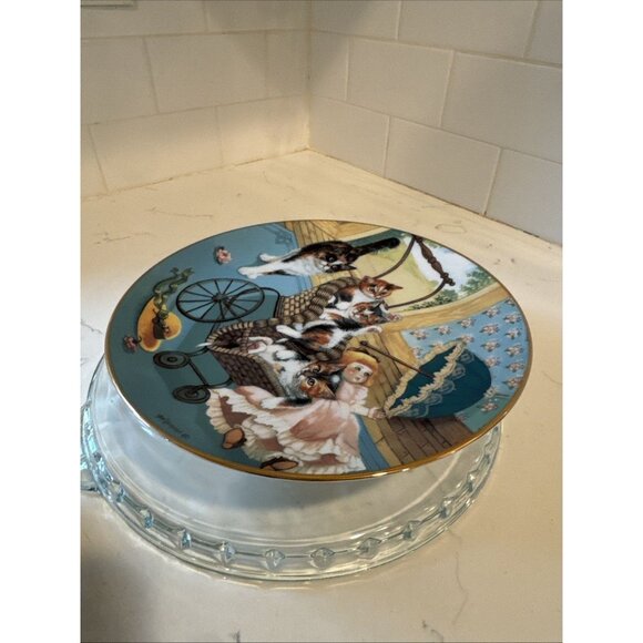 Country Kitties Stroller Derby By Gre Gerardi The Hamilton Collection Plate - Picture 14 of 16